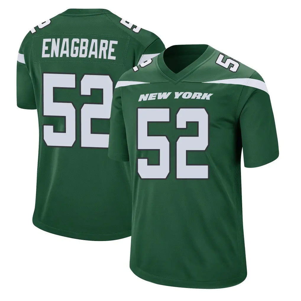 STECN NY.Jets #52 Kingsley Enagbare Player Green Home Game Stitched Jerseys