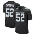 STECN NY.Jets #52 Kingsley Enagbare Player Stealth Black Home Game Stitched Jerseys