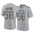 STECN NY.Jets #56 Demario Davis Player Gray Limited Atmosphere Fashion Home Game Stitched Jerseys