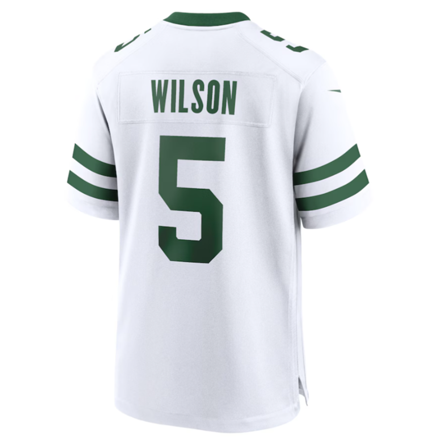 STECN NY.Jets #5 Garrett Wilson Legacy White Game Jersey Stitched American Stitched Jerseys