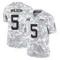 STECN NY.Jets #5 Garrett Wilson Player Arctic Camo Salute to Service Limited Game Stitched Jerseys