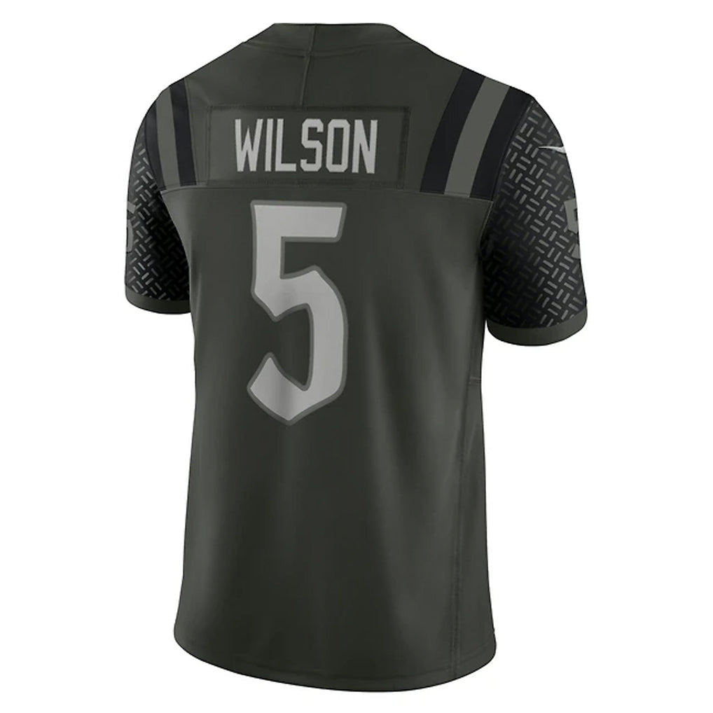 STECN NY.Jets #5 Garrett Wilson Player Gotham Green Vapor F.U.S.E. Limited Stitched Jerseys