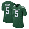 STECN NY.Jets #5 Garrett Wilson Player Green Game Stitched Jerseys