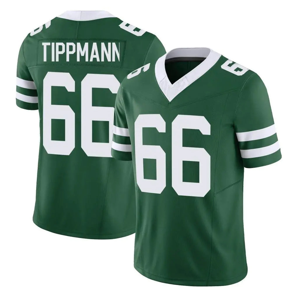 STECN NY.Jets #66 Joe Tippmann Player Green Legacy Limited Vapor F.U.S.E. Home Game Stitched Jerseys