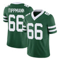 STECN NY.Jets #66 Joe Tippmann Player Green Legacy Limited Vapor F.U.S.E. Home Game Stitched Jerseys