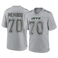 STECN NY.Jets #70 Armand Membou Player Gray Limited Atmosphere Fashion Home Game Stitched Jerseys