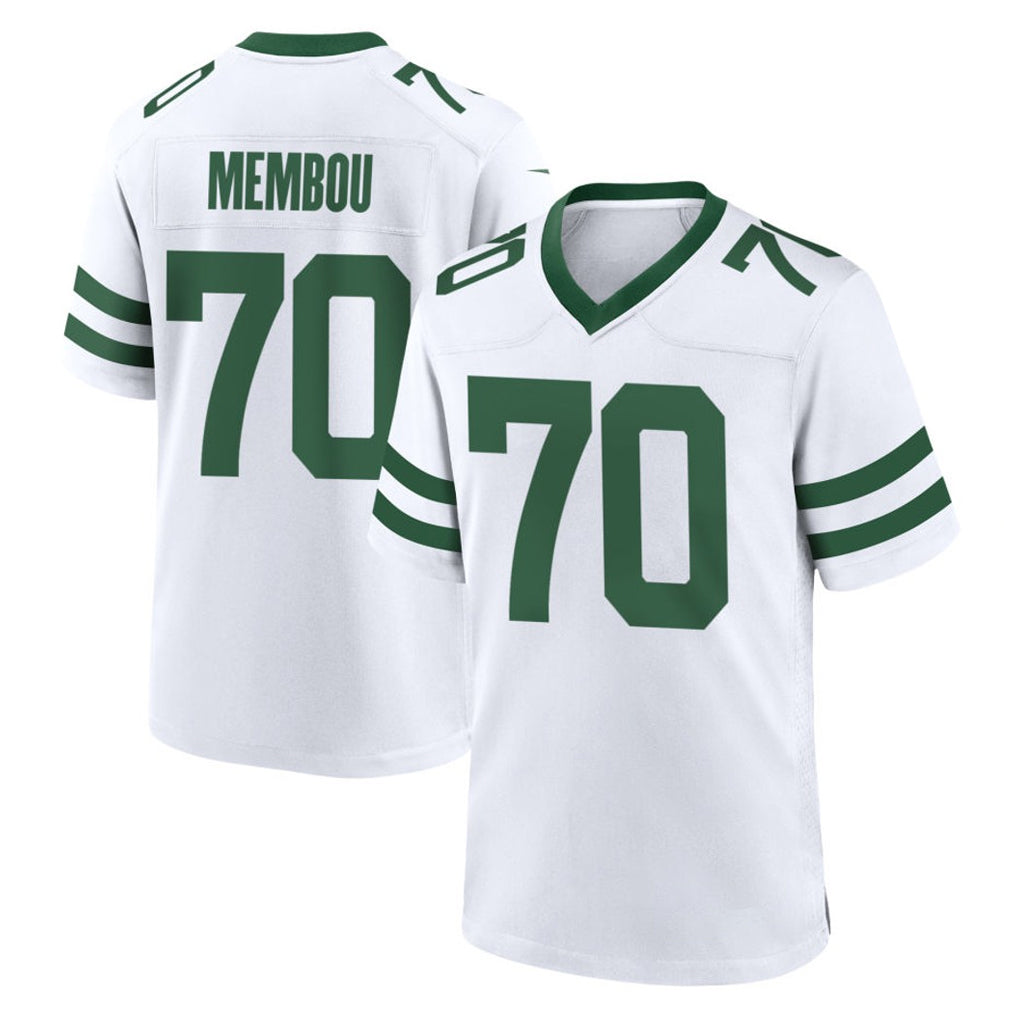 STECN NY.Jets #70 Armand Membou Player White Legacy Home Game Stitched Jerseys