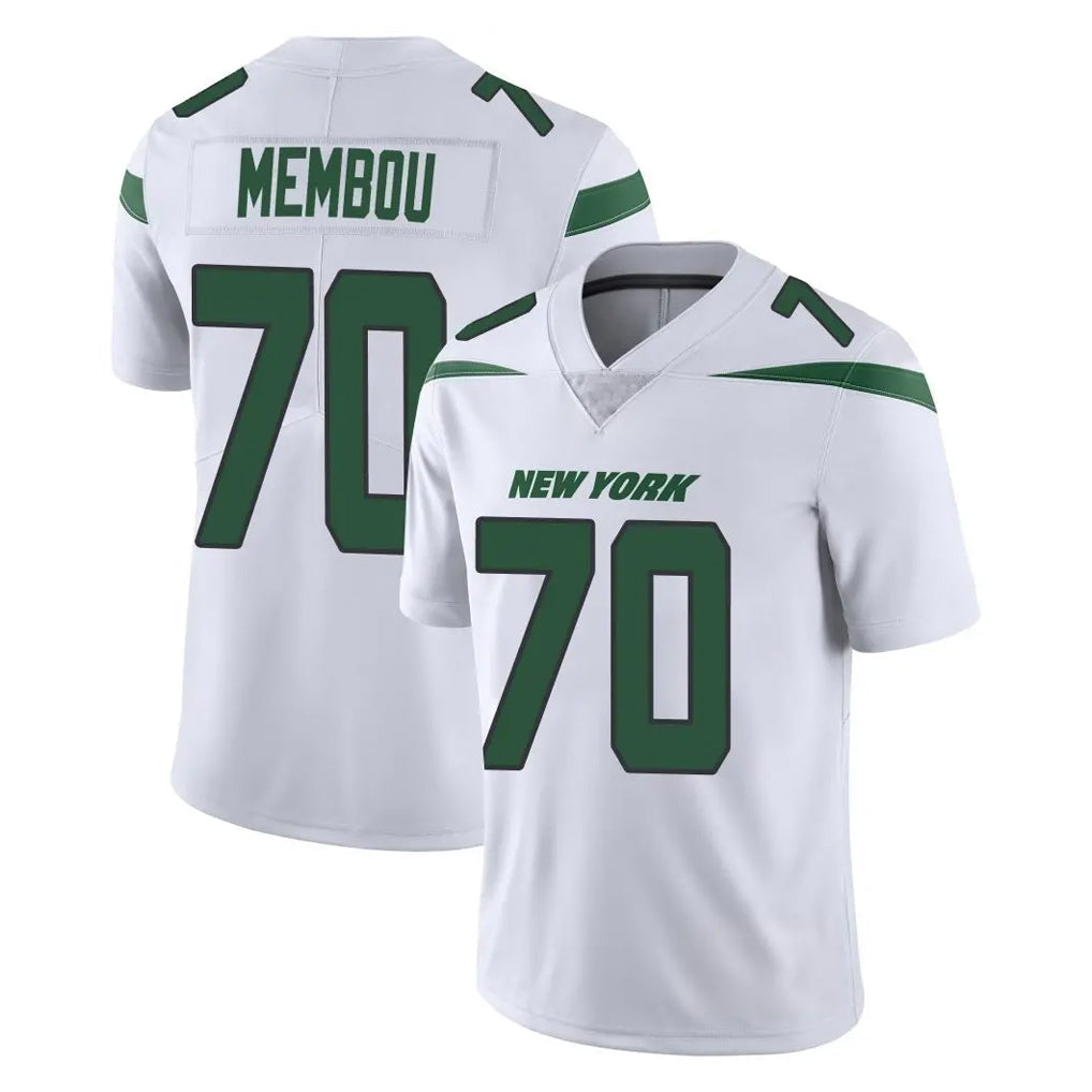 STECN NY.Jets #70 Armand Membou Player White Spotlight Limited Vapor Home Game Stitched Jerseys