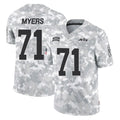 STECN NY.Jets #71 Josh Myers Player Arctic Camo Salute to Service Limited Game Stitched Jerseys