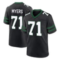 STECN NY.Jets #71 Josh Myers Player Black Legacy Home Game Stitched Jerseys