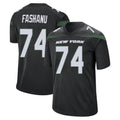 STECN NY.Jets #74 Olu Fashanu Player Stealth Black Home Game Stitched Jerseys