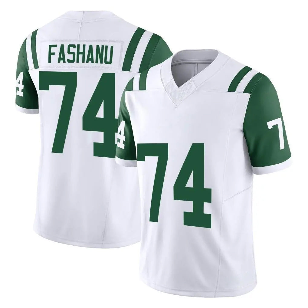 STECN NY.Jets #74 Olu Fashanu Player White Limited Classic Vapor F.U.S.E. Home Game Stitched Jerseys