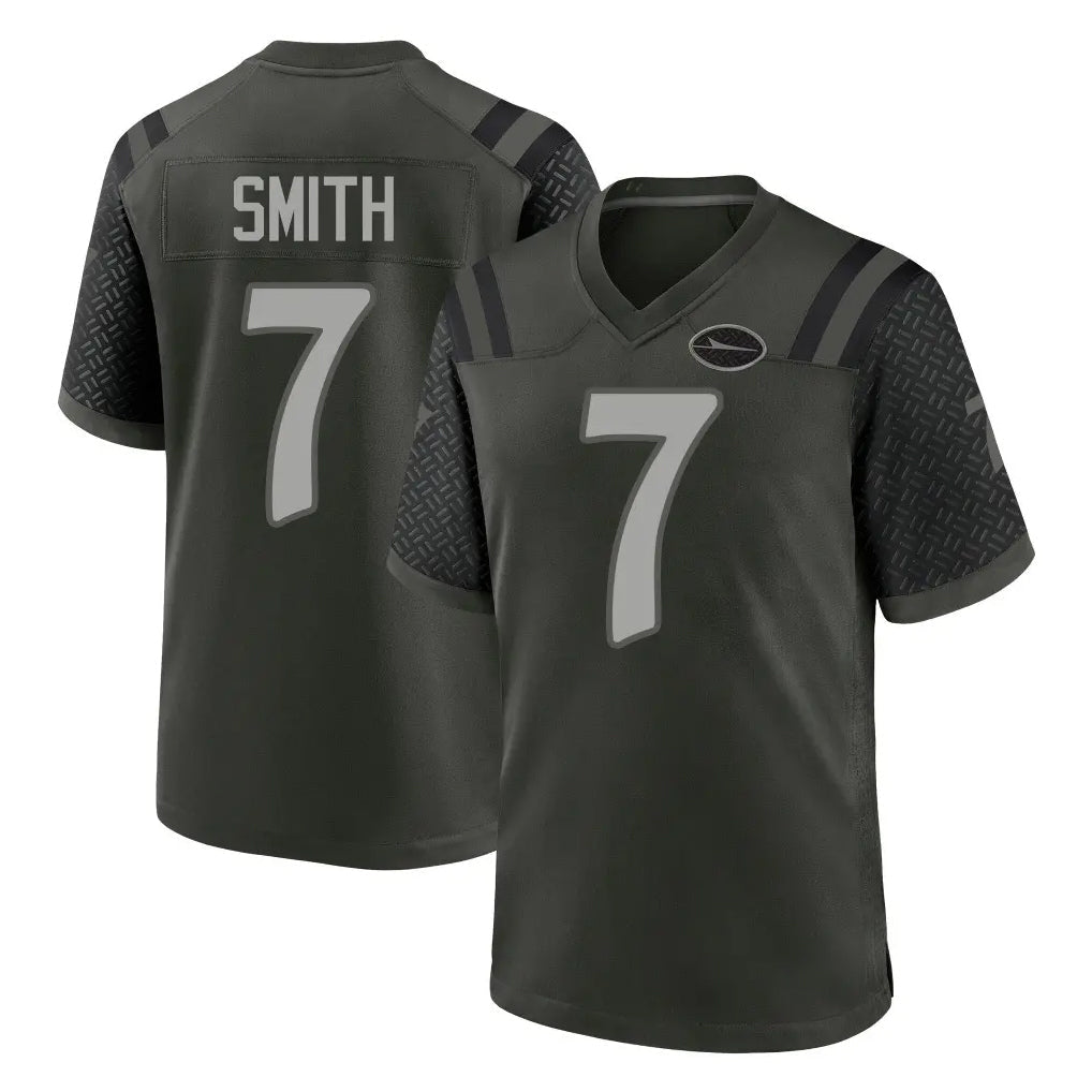 STECN NY.Jets #7 Geno Smith Player Green 2025 Rivalries Collection Home Game Stitched Jerseys