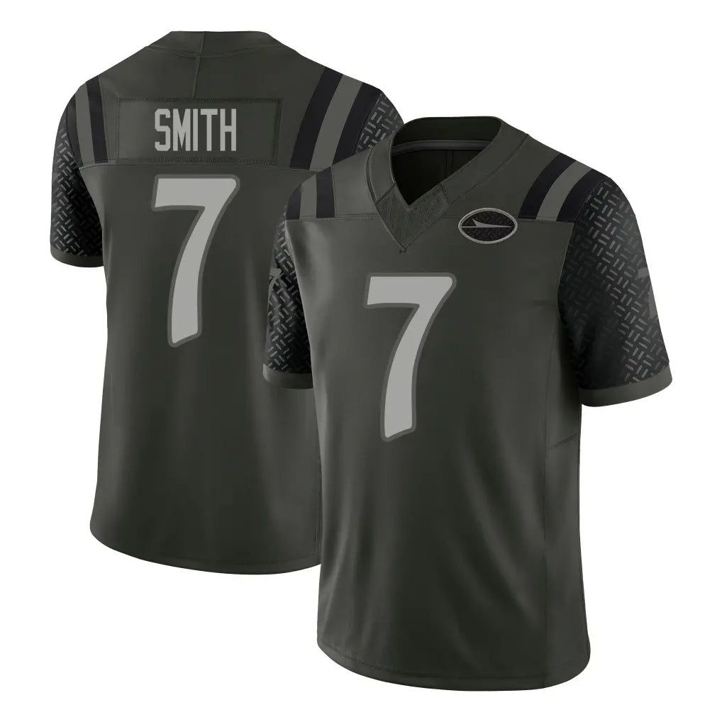 STECN NY.Jets #7 Geno Smith Player Green Limited 2025 Rivalries Collection Home Game Stitched Jerseys