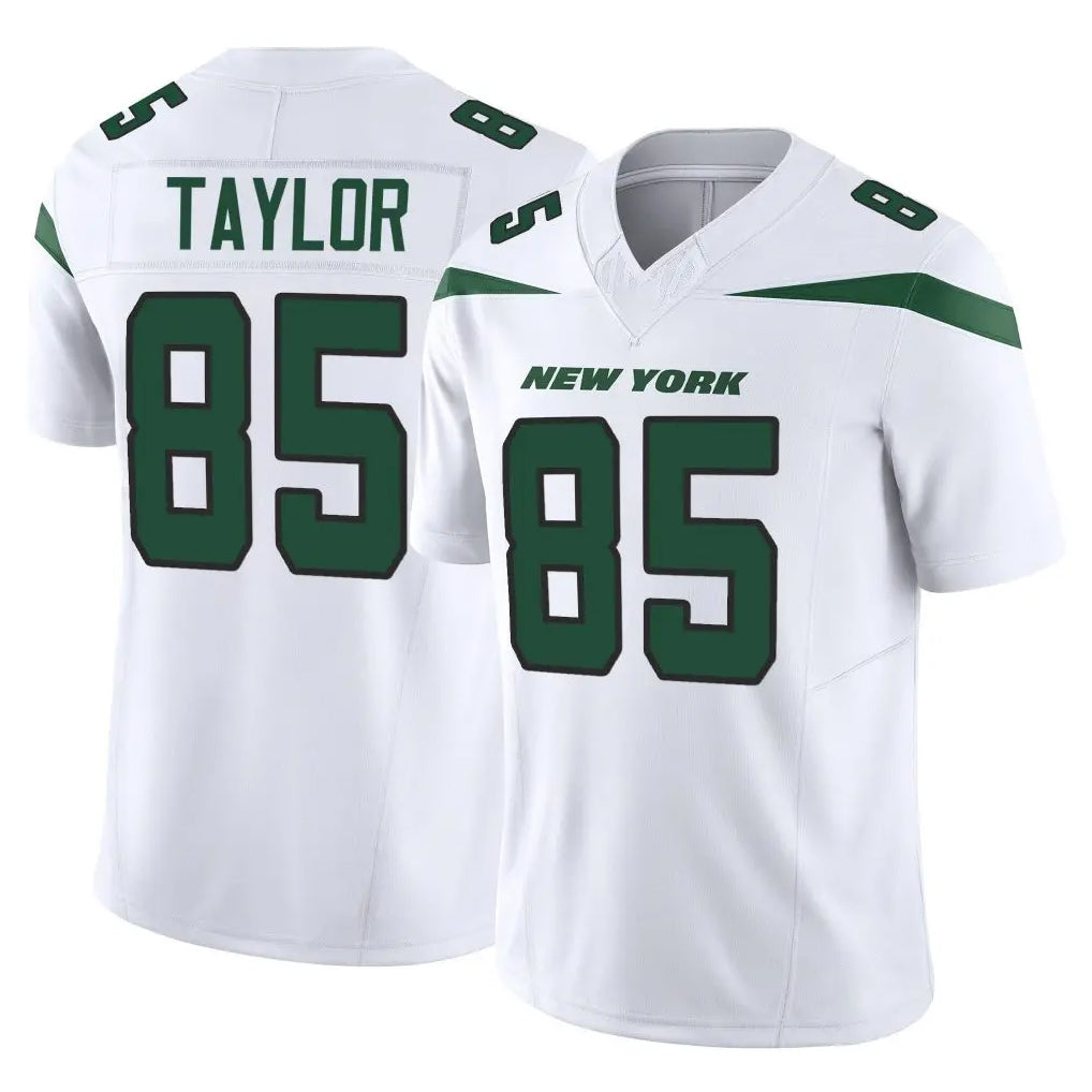 STECN NY.Jets #85 Mason Taylor Player White Limited Vapor F.U.S.E. Home Game Stitched Jerseys