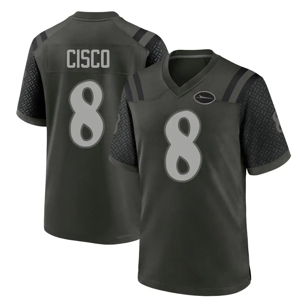 STECN NY.Jets #8 Andre Cisco Player Green 2025 Rivalries Collection Home Game Stitched Jerseys