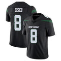 STECN NY.Jets #8 Andre Cisco Player Stealth Black Limited Vapor Home Game Stitched Jerseys