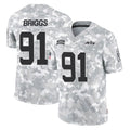 STECN NY.Jets #91 Jowon Briggs Player Arctic Camo Salute to Service Limited Game Stitched Jerseys