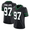 STECN NY.Jets #97 Harrison Phillips Player Black Limited Legacy Vapor F.U.S.E. Home Game Stitched Jerseys