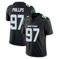 STECN NY.Jets #97 Harrison Phillips Player Stealth Black Limited Vapor Home Game Stitched Jerseys