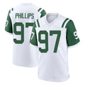 STECN NY.Jets #97 Harrison Phillips Player White Classic Home Game Stitched Jerseys