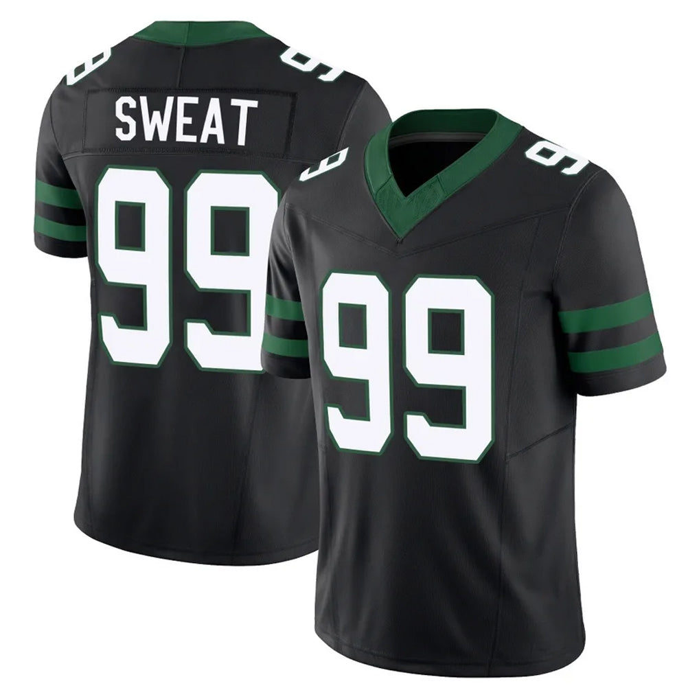 STECN NY.Jets #99 T'Vondre Sweat Player Black Limited Legacy Vapor F.U.S.E. Home Game Stitched Jerseys
