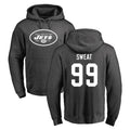 STECN NY.Jets #99 T'Vondre Sweat Player Gray Pullover Hoodies Limited Game Stitched Jerseys