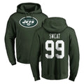 STECN NY.Jets #99 T'Vondre Sweat Player Green LOGO Pullover Hoodies Limited Game Stitched Jerseys