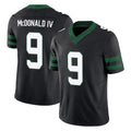 STECN NY.Jets #9 Will McDonald IV Player Black Limited Legacy Vapor F.U.S.E. Home Game Stitched Jerseys