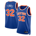 STECN NY.Knicks #32 Karl-Anthony Towns Blue Swingman Jerseys - Icon Edition