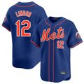 STECN NY.Mets #12 Francisco Lindor Player Royal Home Limited Stitched Jerseys
