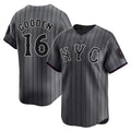 STECN NY.Mets #16 Dwight Gooden Player Gray City Connect Limited Stitched Jerseys