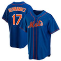 STECN NY.Mets #17 Keith Hernandez Player Royal Home Game Stitched Jerseys