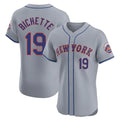 STECN NY.Mets #19 Bo Bichette Player Gray Road Limited Elite Home Stitched Jerseys