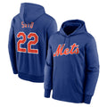 STECN NY.Mets #22 Juan Soto Player Royal Club Pullover Hoodie Game Stitched Jerseys