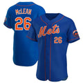 STECN NY.Mets #26 Nolan McLean Player Royal Limited Elite Home Stitched Jerseys
