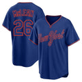 STECN NY.Mets #26 Nolan McLean Player Royal T-shirt Home Game Stitched Jerseys