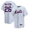 STECN NY.Mets #26 Nolan McLean Player White Home Game Stitched Jerseys