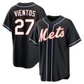 STECN NY.Mets #27 Mark Vientos Player Black Fashion Out Game Stitched Jerseys