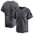 STECN NY.Mets #27 Mark Vientos Player Gray City Connect Limited Stitched Jerseys