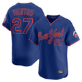STECN NY.Mets #27 Mark Vientos Player Royal T-shirt Home Limited Elite Stitched Jerseys