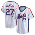 STECN NY.Mets #27 Mark Vientos Player White Cooperstown Collection T-shirt Game Stitched Jerseys