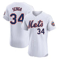 STECN NY.Mets #34 Kodai Senga Player White Home Limited Elite Stitched Jerseys