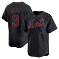 STECN NY.Mets #3 Carson Benge Player Black Alternate Home Limited Stitched Jerseys