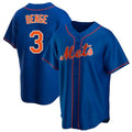 STECN NY.Mets #3 Carson Benge Player Royal Home Game Stitched Jerseys