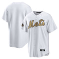 STECN NY.Mets Blank Player Gold Road Home Game Stitched Jerseys