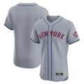 STECN NY.Mets Blank Player Gray Road Limited Elite Home Stitched Jerseys