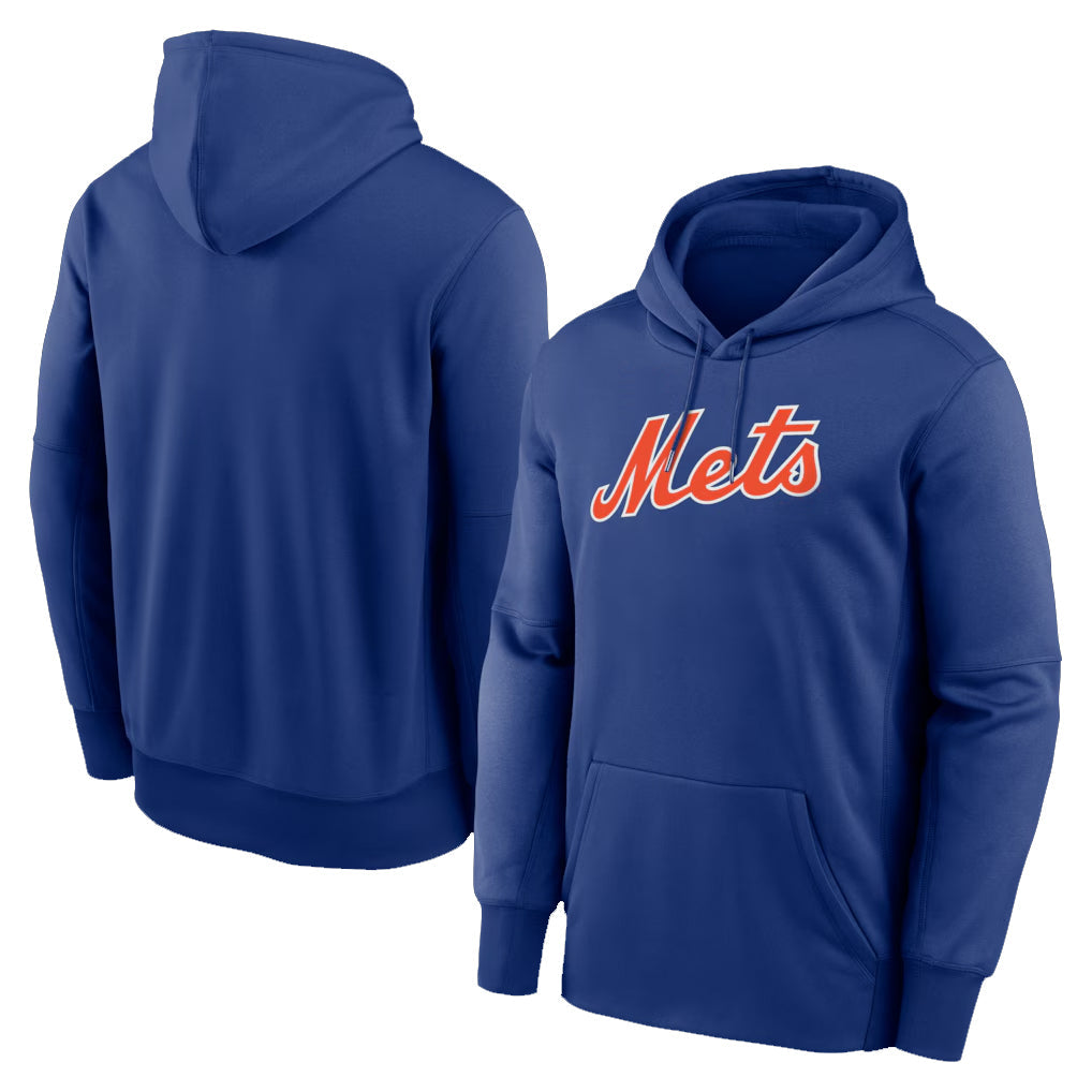 STECN NY.Mets Blank Player Royal Primary Therma Hoodie Stitched Jerseys