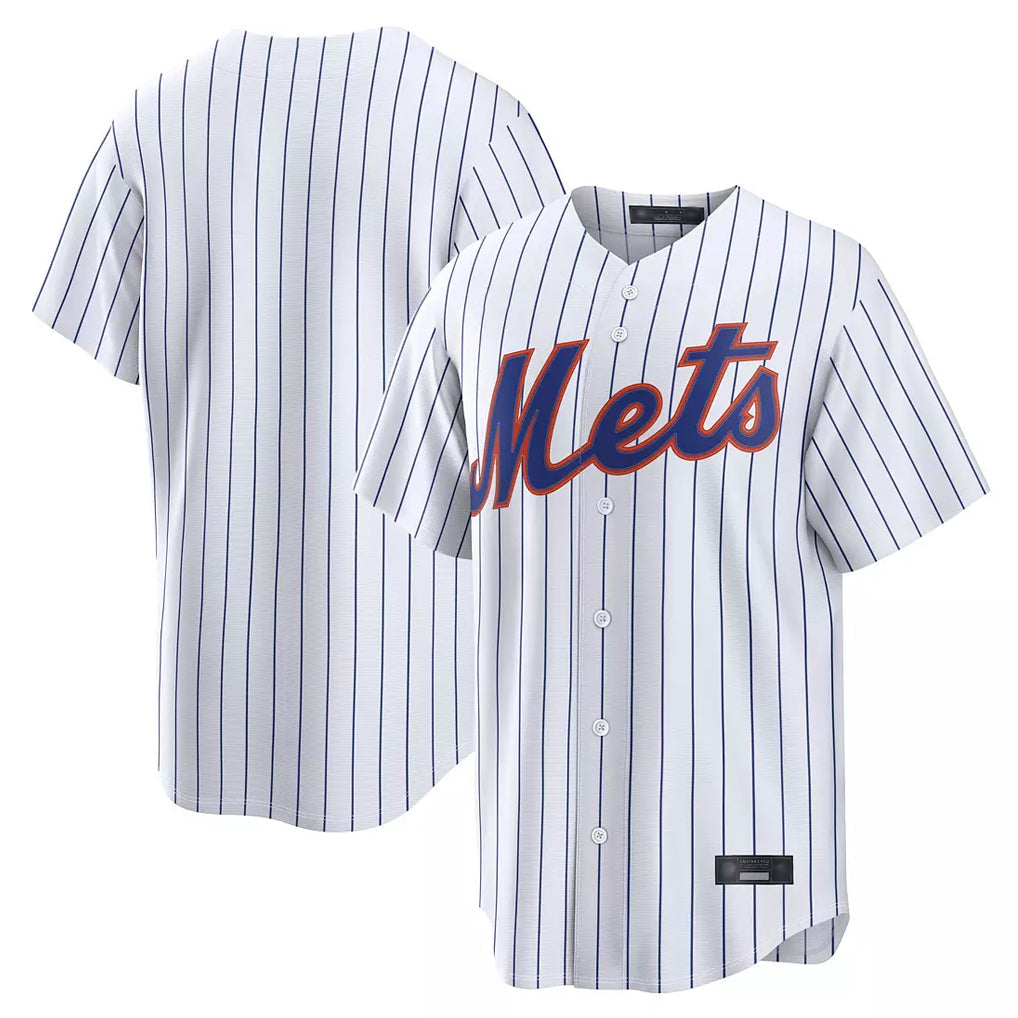 STECN NY.Mets Blank Player White Home Limited Stitched Jerseys