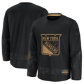 STECN NY.Rangers Black 2024 Military Appreciation Practice Jerseys